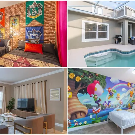 Themed Escape At Championsgate Private Pool & Resort Access